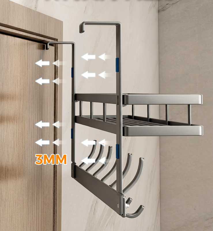 FlatFix – Invisible Thin Hook for Doors