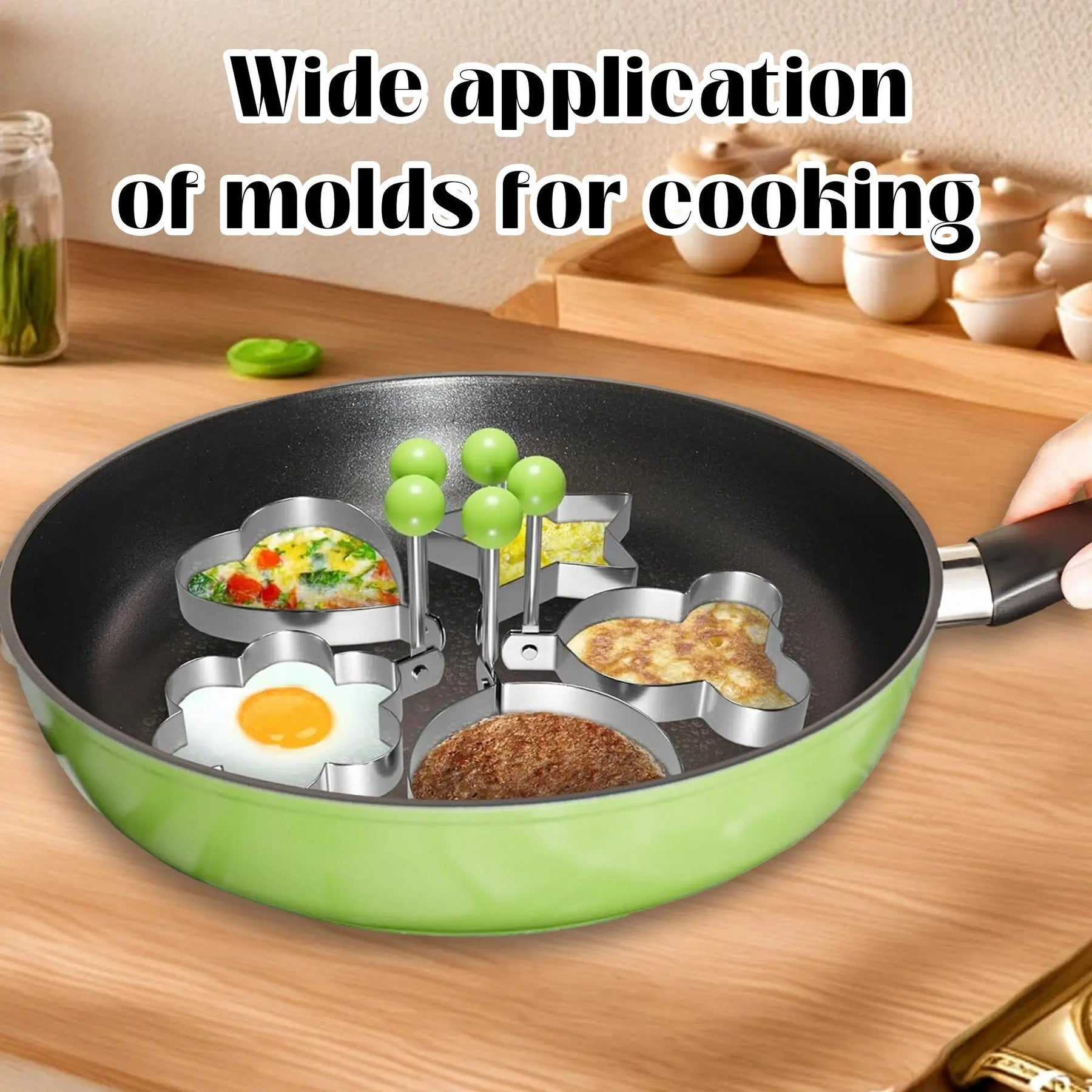 YolkMaster – Multi-Shape Egg Ring Mold Kit