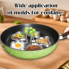 YolkMaster – Multi-Shape Egg Ring Mold Kit