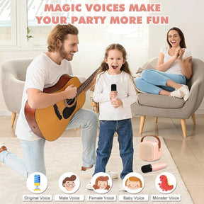 BeatVox – Mini Karaoke Speaker with Mics