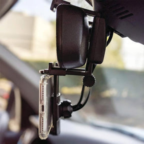 FlexMount – Rotatable Rearview Mirror Phone Holder