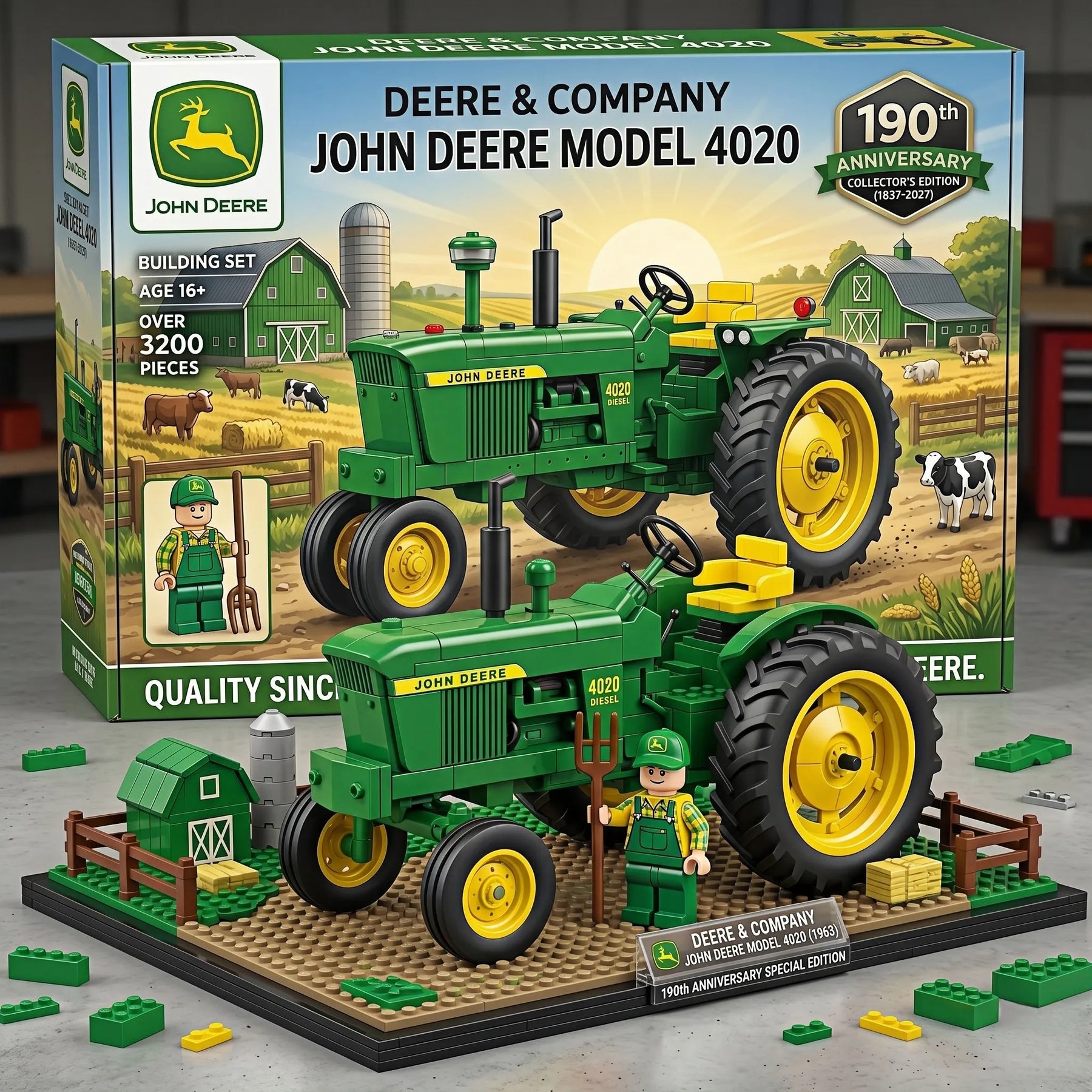 HeritageBrick – General Lee 47th Anniversary Building Set