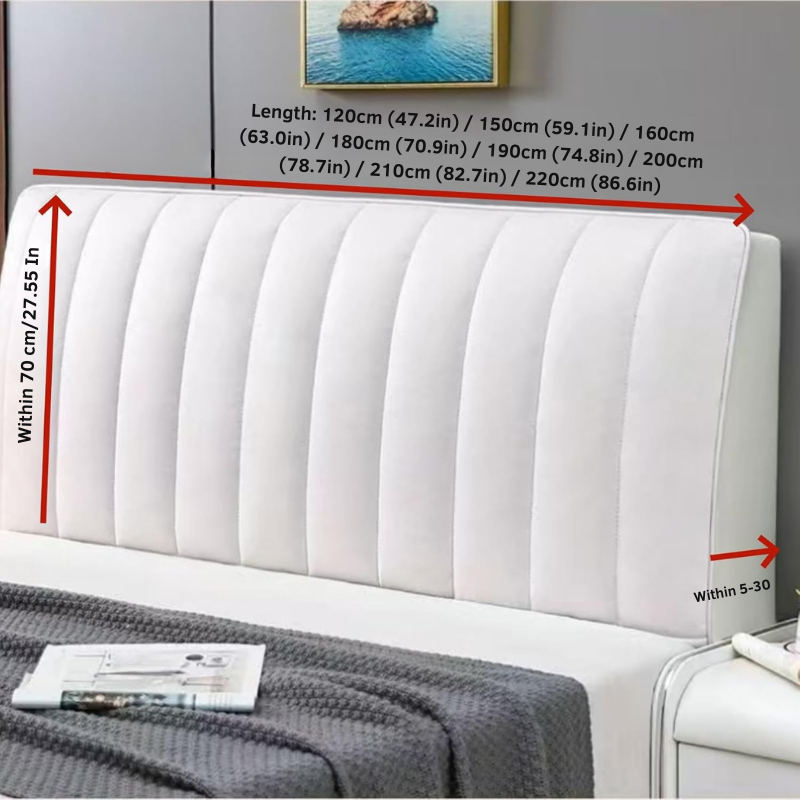 Virello - SmoothFit Headboard Cover – Wrinkle-Free Elegance