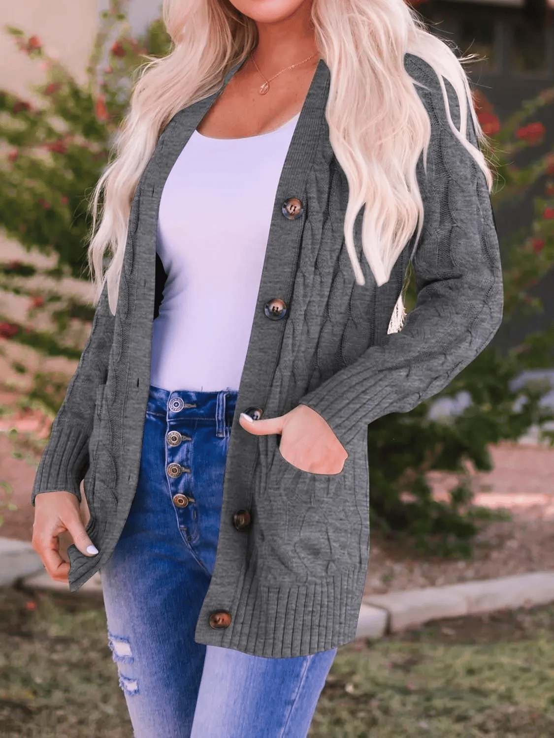 Velora – Chic Button Down Cardigan