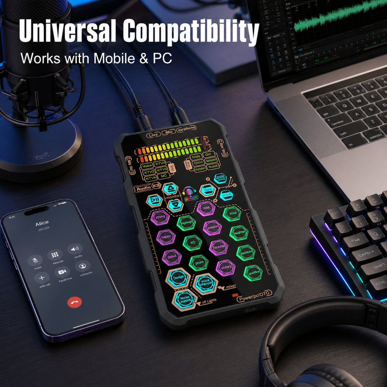 SoundMorph – Portable Live Voice Changer Card
