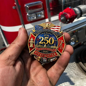 ValorShield – 250 Years Fire Service Badge