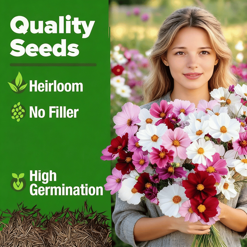 PurePetal – Zinnia Seeds for Vibrant Heirloom Flowers