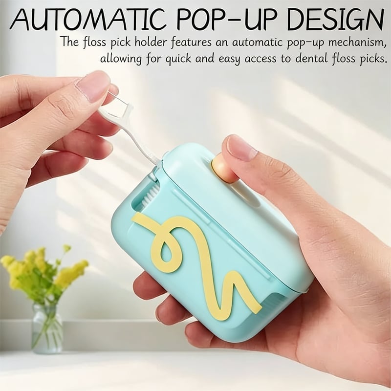 SmileFlow | Pop-Up Dental Floss Storage Case