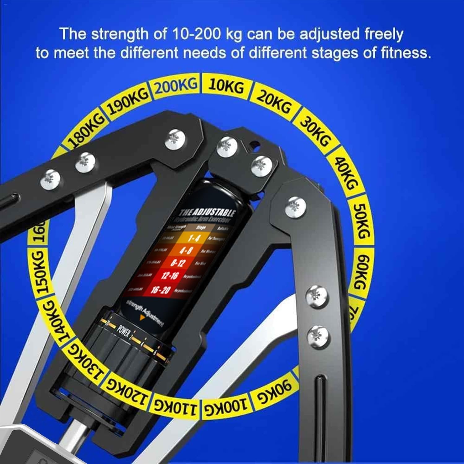 SakerPlus – Adjustable Hydraulic Arm Strength Trainer