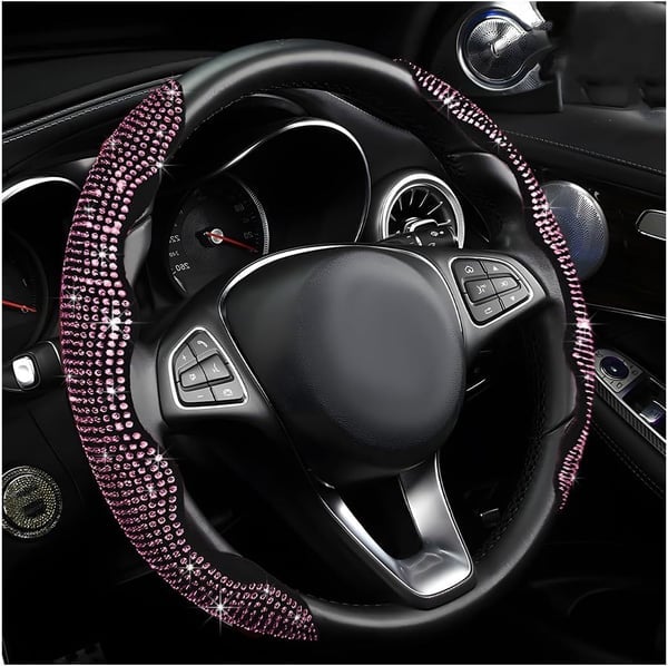 LuxiDrive – Crystal Studded Steering Wheel Cover