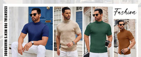 UrbanCore – Men's Mock Turtleneck Sweater