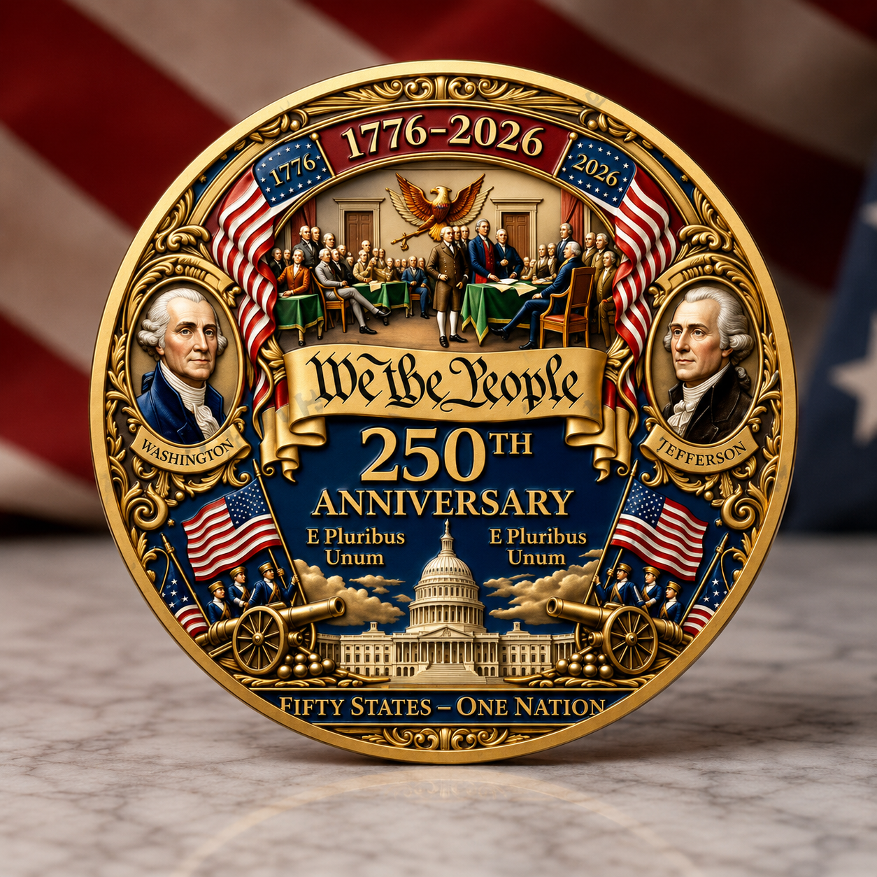 LibertyLegacy – 250th Anniversary Challenge Coin