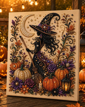 SpookyShimmer – Halloween Pearl Canvas