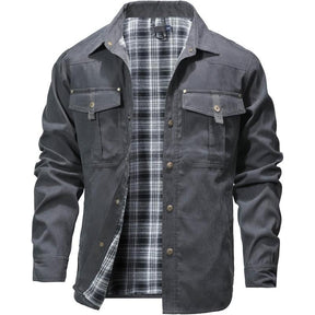 VistaWork – Versatile Flannel-Lined Utility Shacket