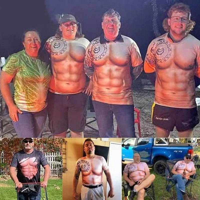 FlexInk – Muscle Tattoo Illusion T-Shirt