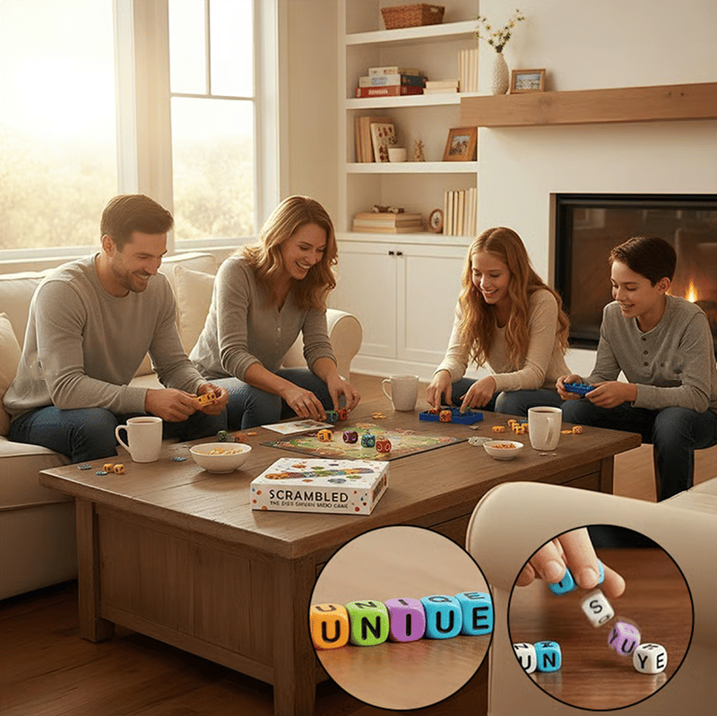 WordBurst – Scrambled Dice Word Game Fun & Learning