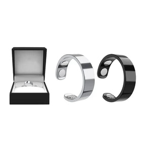 MagnaLuxe – Elegant Stainless Steel Magnetic Ring