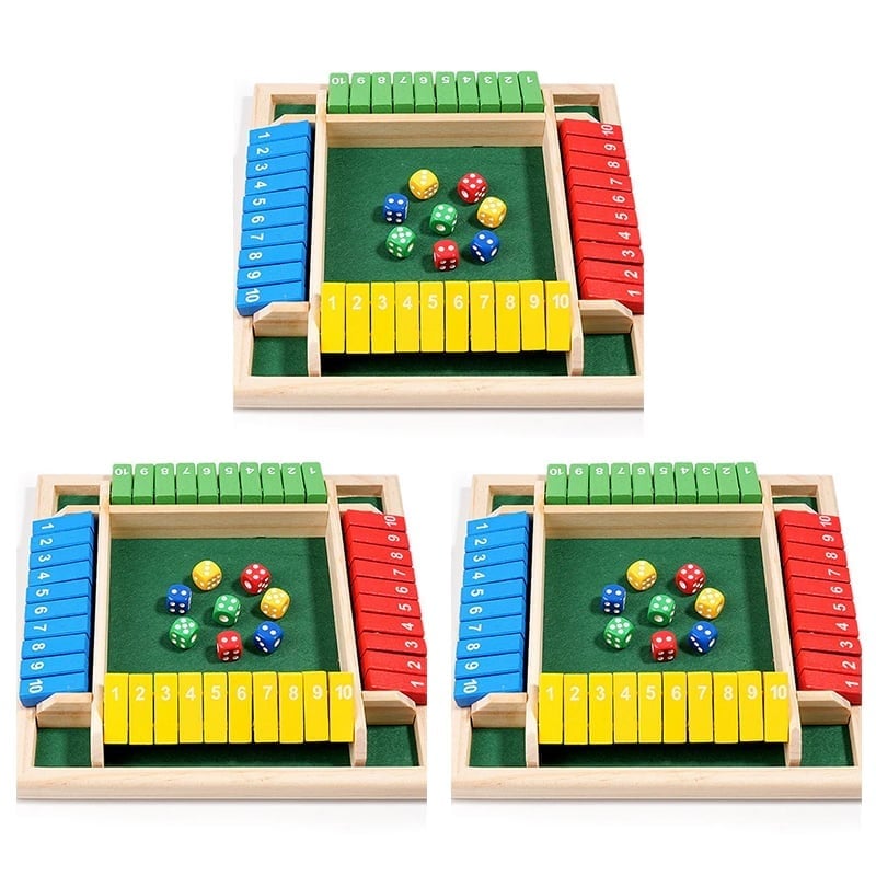 NumberLogic – Shut the Box Wooden Game