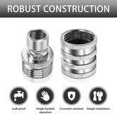 GardenPro – Stainless Steel Quick Connect Hose Set