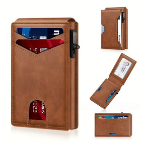VaultFlex – Slim RFID Blocking Aluminum Card Holder Wallet