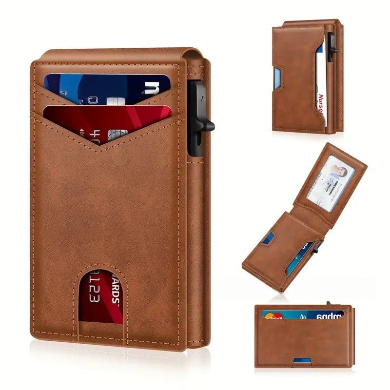 VaultFlex – Slim RFID Blocking Aluminum Card Holder Wallet