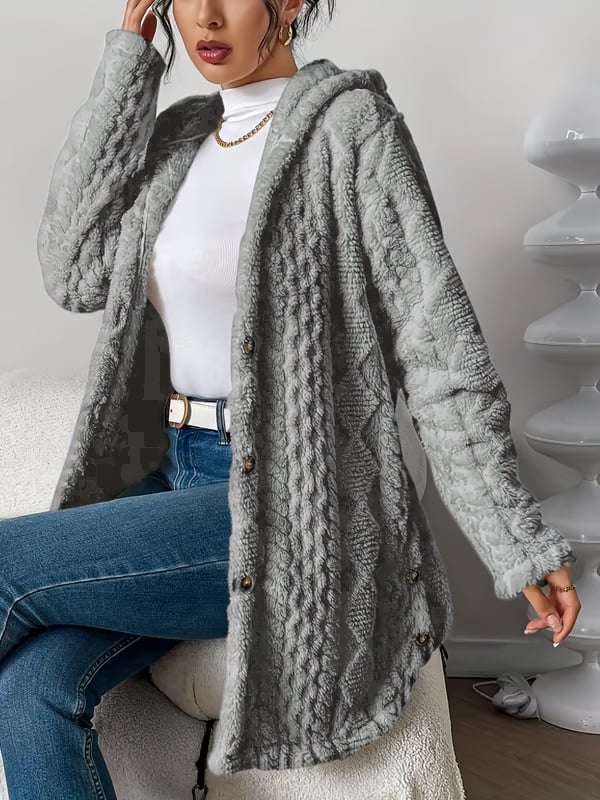 CloudSilk – Effortless Chic Hooded Dress