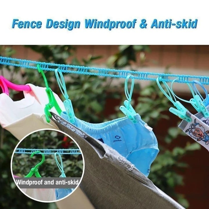 AuraDry – Windproof Non-Slip Clothesline