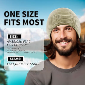 PatriotWaffle – American Flag Embroidery Watch Cap