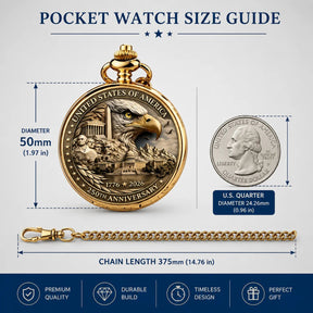 LibertyChrono – USA 250th Pocket Watch