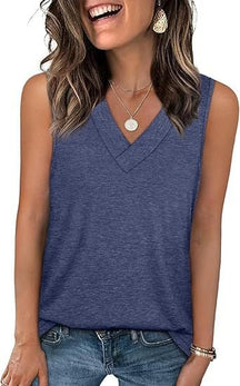 SoftEase – Women’s Sleeveless Casual Slim Fit Top