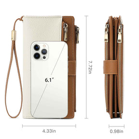 LumeFold – Multi-Compartment Compact Wallet