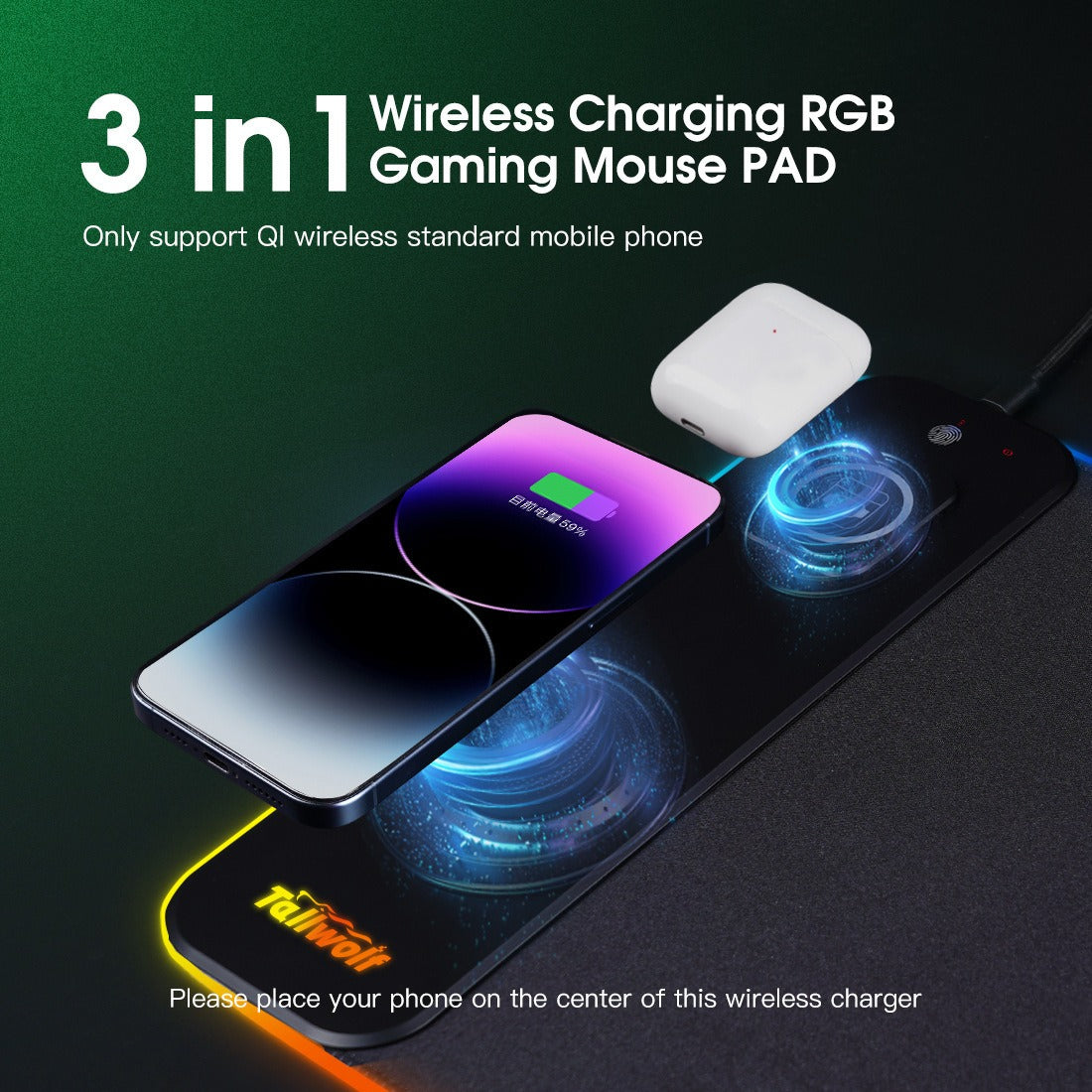 LumiDesk – RGB Waterproof Gaming Mouse Pad