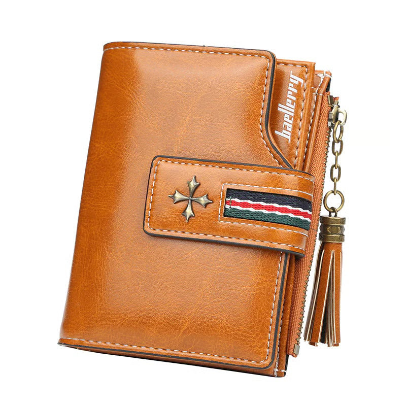 ZipLuxe – Multifunctional Tassel Zip Wallet