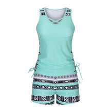 BreezeEase – Bohemian Tankini Swim Set