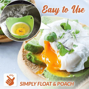 PoachPro - Easy Silicone Egg Poacher (Set of 4)