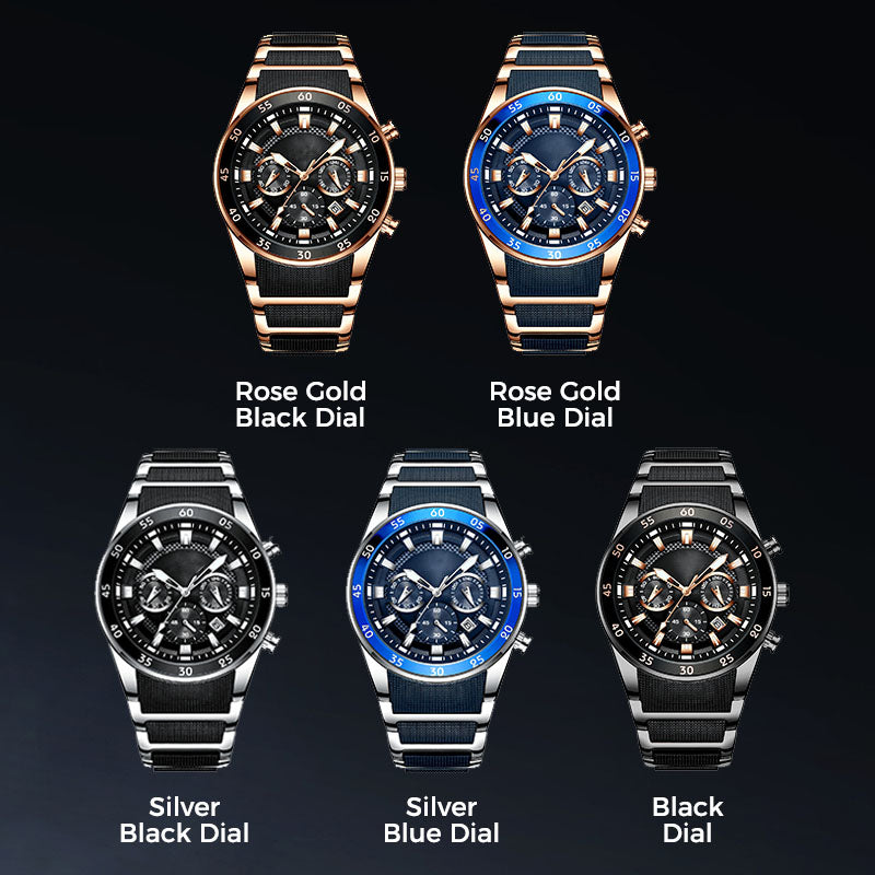 TimeForge – Rugged Men’s Multifunction Watch