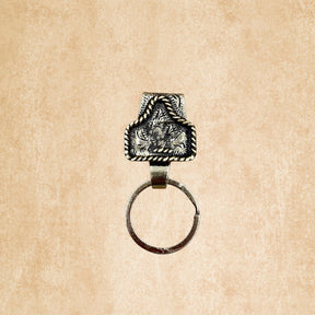 RodeoKey – Western Initial Key Clip