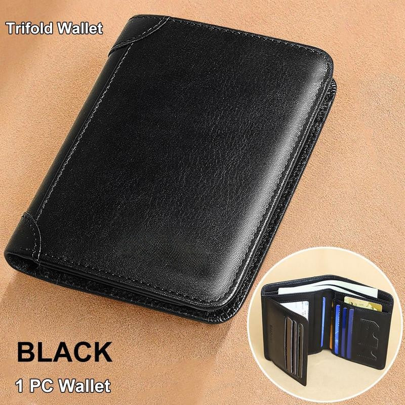 LumeVault – Premium Top-Grain Leather Security Wallet