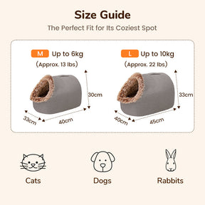 CozyPaws – Warm Retreat Pet Bed