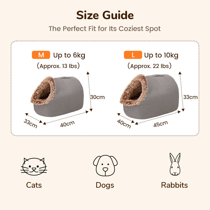 CozyPaws – Warm Retreat Pet Bed