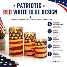 FreedomFlame – USA Inspired Flameless Candle Collection