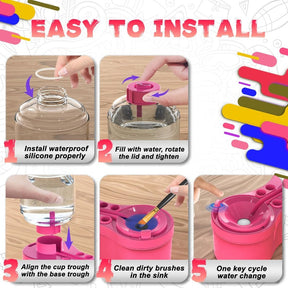CleanStroke – Automatic Brush Washer