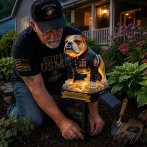 DevilDog – Semper Fidelis Solar Garden Light