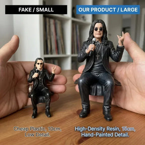 RockDash - 15cm Hand-Painted Rock Legend Dashboard Figurine