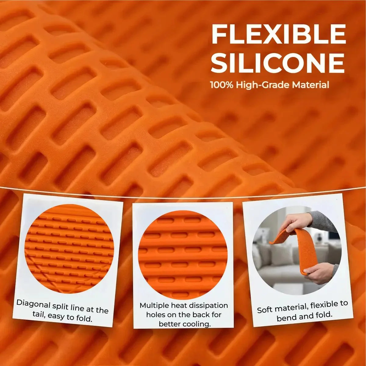 FlexiRise – Flexible Silicone Phone Holder Stand