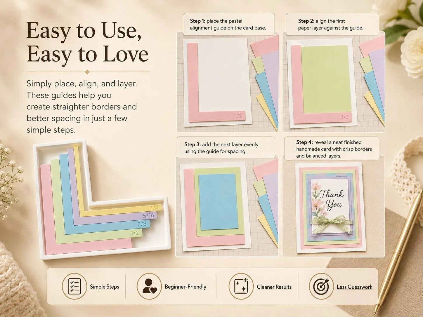 CraftAlign – Precision Card Guide Set