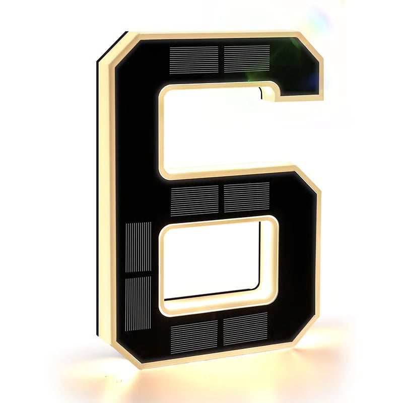 LumiSign – Solar Outdoor Address Number Light