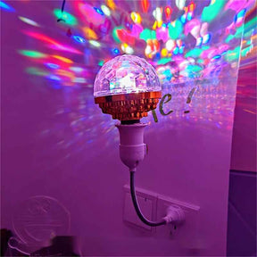 AuraParty – Colorful Rotating Disco Ball Light