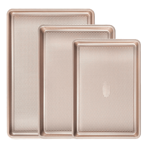 BakePro – Diamond Texture Oven Tray Set
