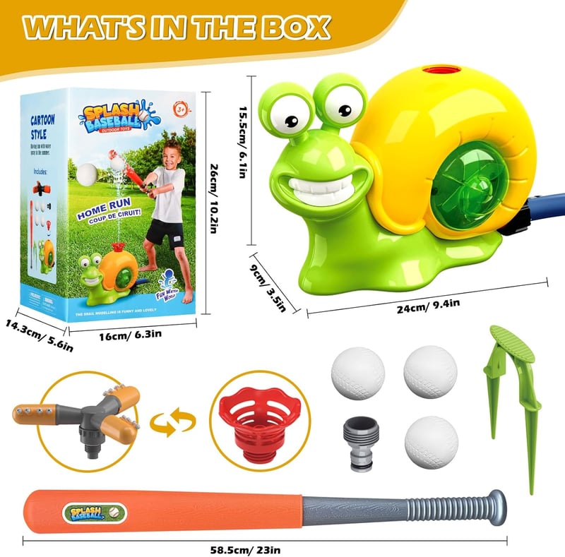 AquaSwing – Fun Water Spray Baseball Game Toy